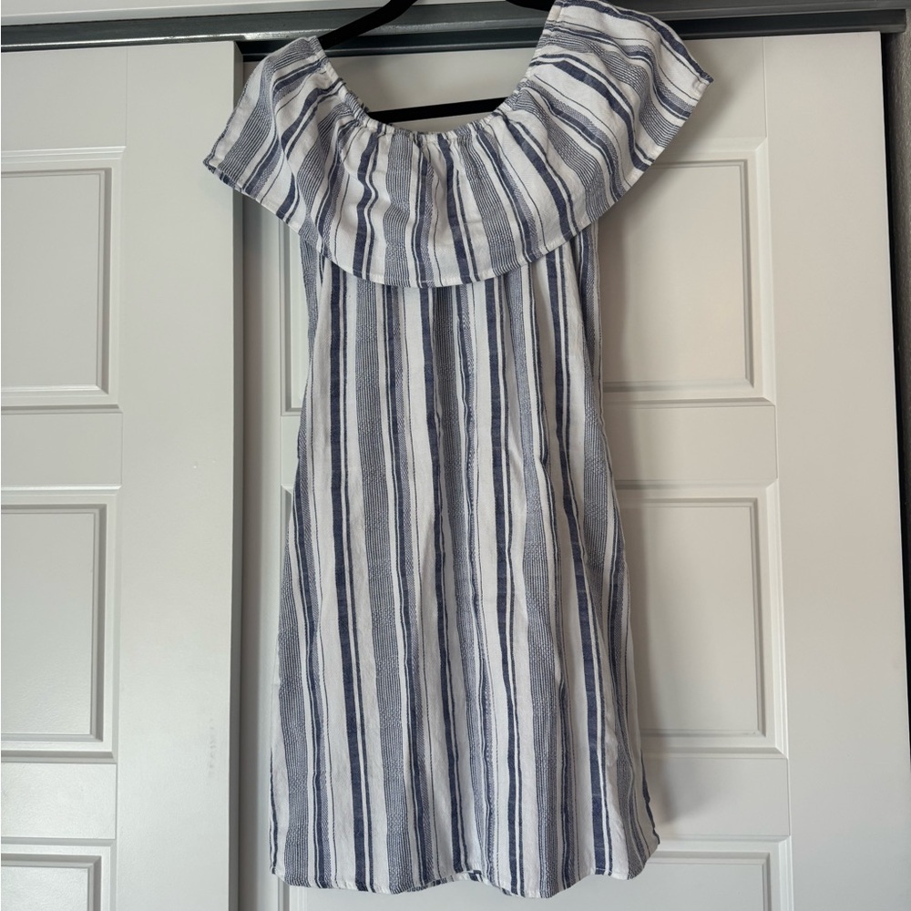 Japna Blue and White Striped Top